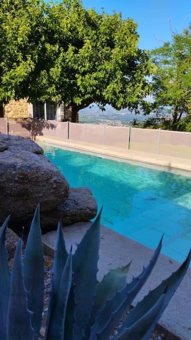 Villa Spacieuse -Vue Exceptionnelle- Piscine Saint-Romain-de-Lerps Exteriér fotografie
